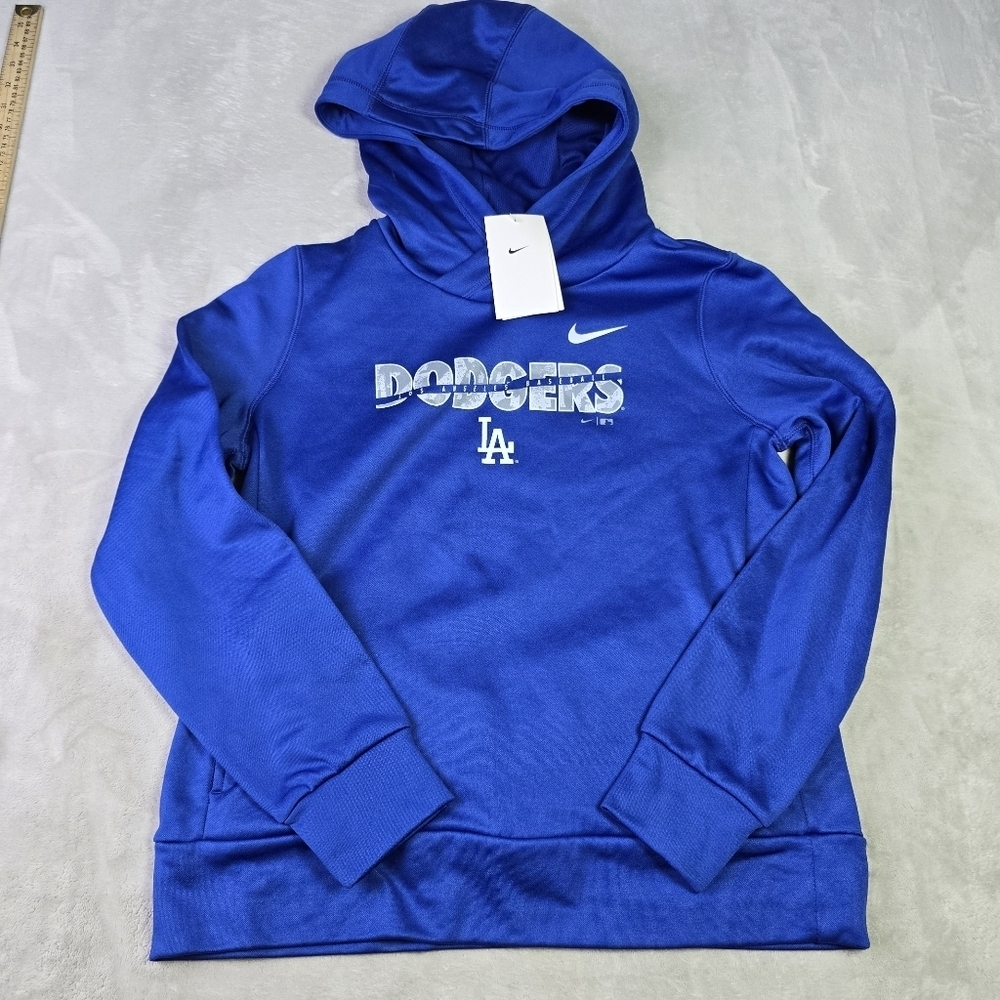NWT Nike LA Los Angeles Dodgers Hoodie Pullover WOMENS Size Medium